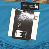 Antthony Women's Plus Bracelet Sleeve Crochet Knit Tunic Top