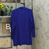 JM Collection Women's Open Front Cardigan Sweater With Sleeve Button Accents