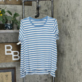 NWT Cuddl Duds Women's Softwear Stretch Hankerchief Hem T-Shirt. A373484 Large