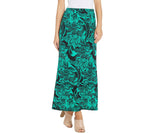 Susan Graver Women's Printed Liquid Knit Maxi Skirt. A303347