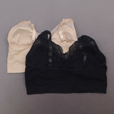 Rhonda Shear 2 Pack Seamless Ahh Bras Black/ Nude Plus 3X