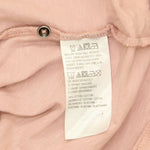 Denim & Co. Plus Size Elbow Sleeve Textured Knit Henley Top Mauve 2X