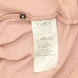 Denim & Co. Plus Size Elbow Sleeve Textured Knit Henley Top Mauve 2X