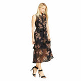 Who What Wear Women's Tiered Ruffle Midi Dress