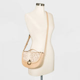 Universal Thread Women's Saddle Handbag Purse With Ring