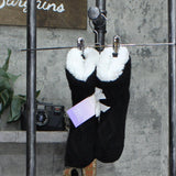 Stars Above Women's Cable Knit Sherpa Lined Booties with Grippers