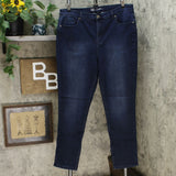 DG2 by Diane Gilman Women's Tall Virtual Stretch Skinny Jeans Indigo Plus 18WT