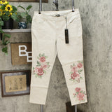 DG2 by Diane Gilman Women's Plus Size Classic Stretch Artwork Printed Jeans