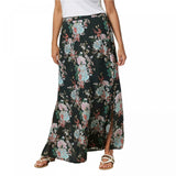 Tolani Collection Petite Floral Pull-On Woven Maxi Skirt