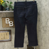 Denim & Co. Plus Size Petite How Smooth Lightly Bootcut Jeans