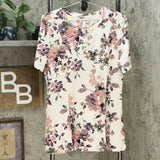 Denim & Co. Women's Printed Jersey Fit and Flare Henley Tunic