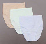 Rhonda Shear Women's 3 Pack Jacquard Ahh Brief Panties