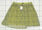 Who What Wear Women's Plus Size Floral Pleated Lace Skirt Yellow 20W