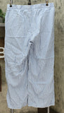 DG2 by Diane Gilman Women's Plus Size SoftCell Chambray Wide Leg Pants
