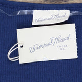 Universal Thread Women's Long Sleeve Henley Neck Pointelle Shirt