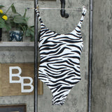 Xhilaration Women's Animal Print One Piece Swimsuit