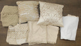 Hallmart Collectibles Alanis 9 Piece Comforter Set Taupe Queen