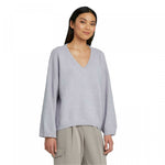 Prologue Women's Drapey V-Neck Pullover Sweater