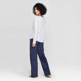 Stars Above Women's Star Print Henley Sleep Pajama Set