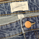 Universal Thread Women's Plus Size High-Rise A-Line Midi Jean Shorts