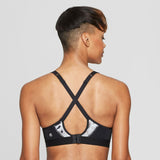 C9 Champion Women's Lightweight Shape Sports Bra Black Multi Large