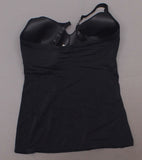 Rhonda Shear Women's Plus Size Everyday Molded Cup Camisole Black 1X