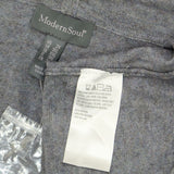 Modern Soul Plus Size Spacedye Tie Front Hooded Cardigan Sweater