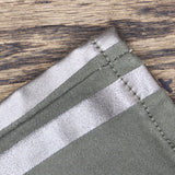 DG2 by Diane Gilman Virtual Stretch Metallic Side Stripe Skinny Jeans Olive 14T