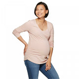 Isabel Maternity by Ingrid & Isabel Long Sleeve Shirred T-Shirt