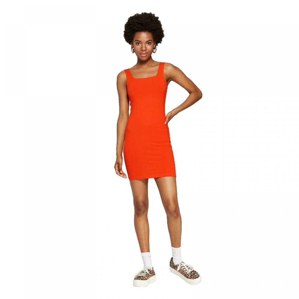 wild fable orange dress Amazon.com: Wild Fable Women's Sleeveless Ruched Side Bodycon Dress