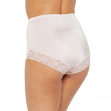 Rhonda Shear 3 Pack Lace Trim Smooth Pin Up Brief Panties