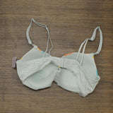 Auden Women's Floral Print Daydream Light Lift Lace Demi T-Shirt Bra Green 38C