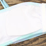 Xhilaration Women's Tie Dye One Shoulder Bikini Top