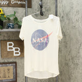 Zoe + Liv Women's NASA Short Sleeve Graphic T-Shirt