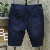 DG2 by Diane Gilman Plus Size Classic Stretch Pull-On Bermuda Short Indigo 1X