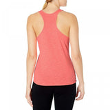 Puma Women's Racerback Slub Knit Tie Front Logo Tank Top