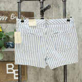 Universal Thread Women's Striped High Rise Jean Shorts