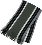 ZUZIFY Men's Striped Long Knit Winter Scarf. ZUZ0012