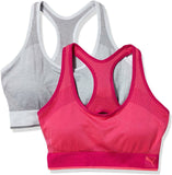 Puma 2 Pack Women's Active Performance Sports Seamless Sports Bras
