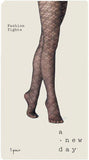 A New Day Women's Floral Twist Fashion Tights