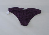 Mossimo Women's Crochet Cheeky Bikini Bottom Purple XL