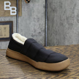 dluxe by dearfoams Men's Floyd Sport Lounge Slippers Black M