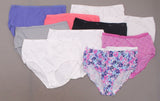Hanes Women's 10 Pairs Cotton Classic Briefs Panties Underwear