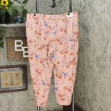 NWT Jessica Simpson Womens' Floral Soft Ankle Pants. 1309716 XL