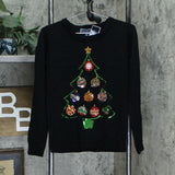 Karen Scott Petite Crew Neck Embellished Christmas Sweater