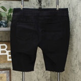 DG2 by Diane Gilman Classic Stretch Pull On Bermuda Shorts Black Plus 2X