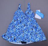 NWT Fit 4 U V-Neck Babydoll Flyaway Swim Dress. A350543 6