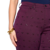 DG2 by Diane Gilman Women's Petite Virtual Stretch Novelty Skinny Jeans