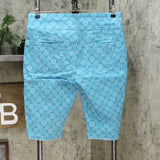 DG2 by Diane Gilman Women's Stretch Denim Pull On Bermuda Shorts