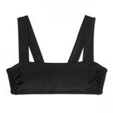 Xhilaration Women's Square Neck Bralette Bikini Top